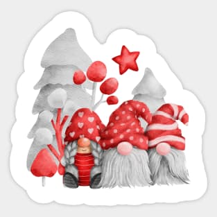 funny gnomes Sticker